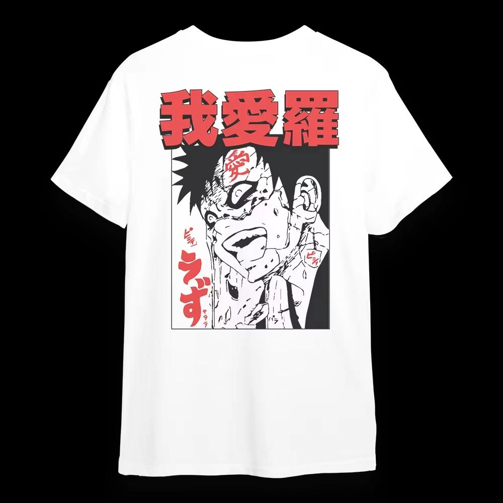 

2026 New Latest Summer Naruto Character Inkwash Style Casual Shortsleeved Tshirt for Anime Merchandise S разноцветный
