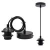 Vintage Edison Lamp E27 Screw Base Hanging Pendant Light Fixture Full Tooth Fit For Lampshade Bulb Holder Industrial Ceiling Lam