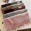 Autumn and Winter New Fashion Plaid Scarf Men and Women Versatile Warm Shawl Versatile Thickened Couple Scarf