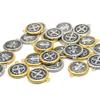 10pcs Retro St Benedict of Nursia Patron Against Evil Saint Medal Pendant Catholic Necklaces Religious Gifts.