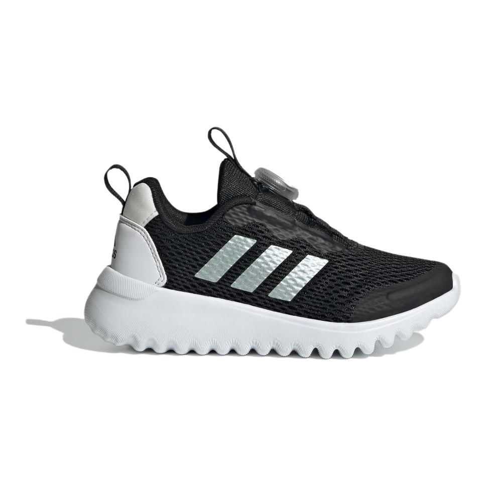 Adidas Activeflex Boa 3.0 Comfortable Casual Low-Top Kids Running Shoes Kids Running Shoes Black Green IE3957