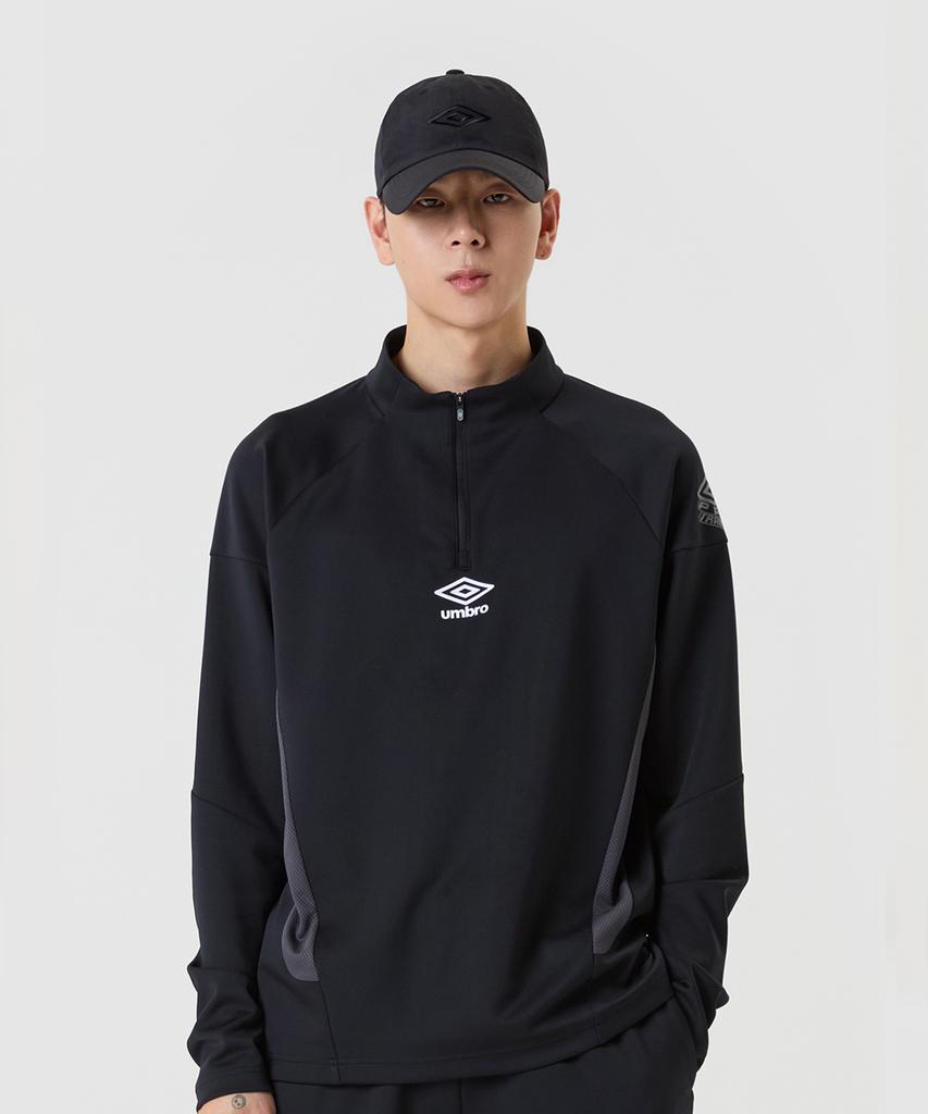 Umbro Ptr Field Training Football Half-Zip Black (Uq121Sfs21)
