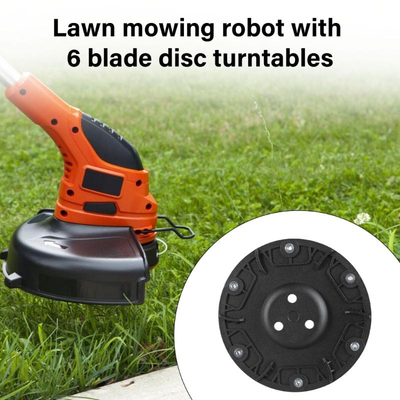 Robotic Lawn Mower Blades Pack Of 6 For Landxcape Large Area Lawns And Easy Maintenance Garden Enthusiasts Golf Courses