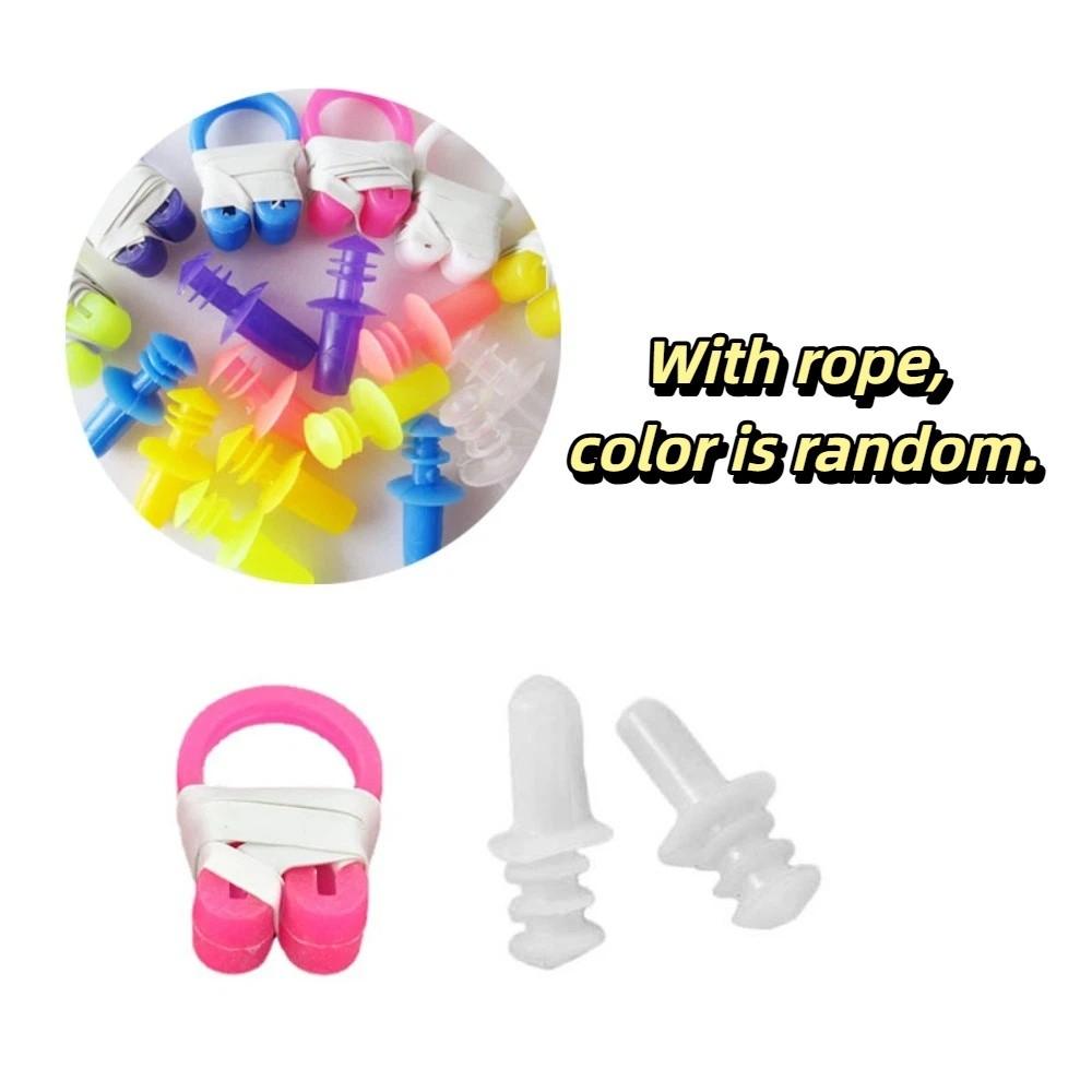 Earplugs Hearing Earplugs Sleep Earplugs Earplugs Silicone Earplugs Nasal Clip Nasal Protection with rope