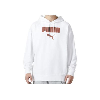 Puma Felpa Casual Unisex per Corsa Fitness Allenamento Sportivo Felpe Unisex Bianco 536398-02