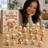 2D adventní kalendář - Roztomilá sběratelská figurka pro děti a milovníky psů