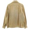 Needles Cat's Eye Buttons Made In Japan Long Sleeve Linen Shirt M Beige Men's Used