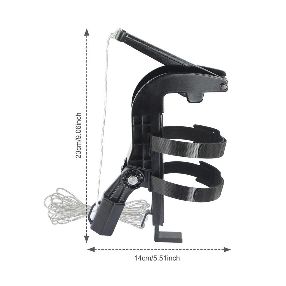 

Adjustable Spray Can Extender, Gas Tank Wand Adapter with Angle Bracket, Wasp Nest Aerosol Extension Pole чорний