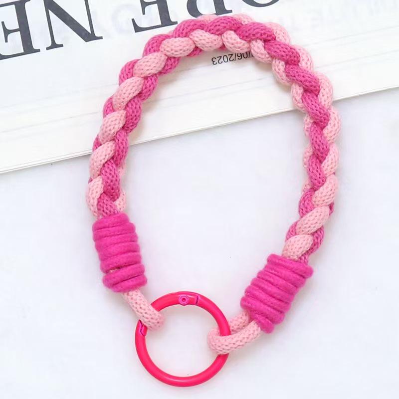Durable Woven Wrist Phone Lanyard – Universal Short Twist Design