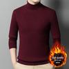 Men's Premium Fleece-Lined High-Neck Sweater 2025: Winter Knitwear for Young & Middle-Aged, Casual Warm Wear
