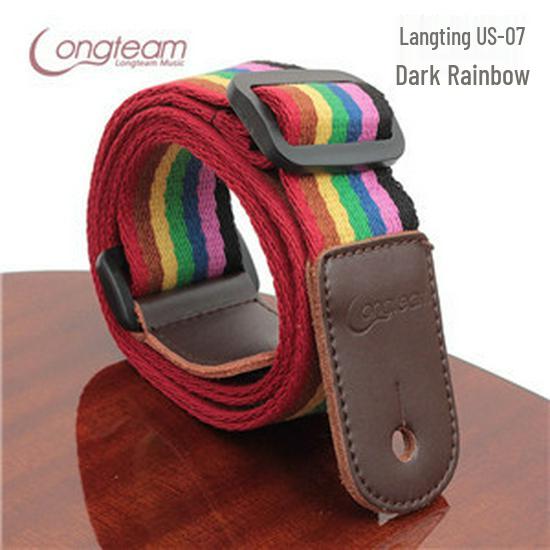 Langting Ukulele Soft Leather Shoulder Strap for Small Guitar and Four-String Instruments with Tail Pin. Universal Ukulele
