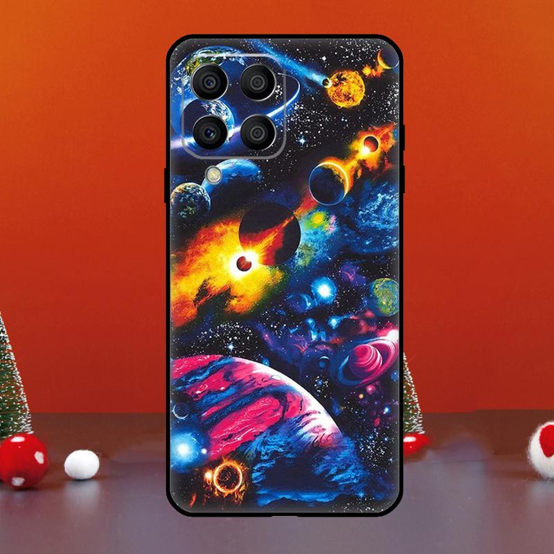 Magic Space Moon Planet For Samsung Galaxy M06 M16 M14 M34 M54 M11 M21 M31 M13 M33 M35 M53 M55 M15 M12 M32 M52 Case