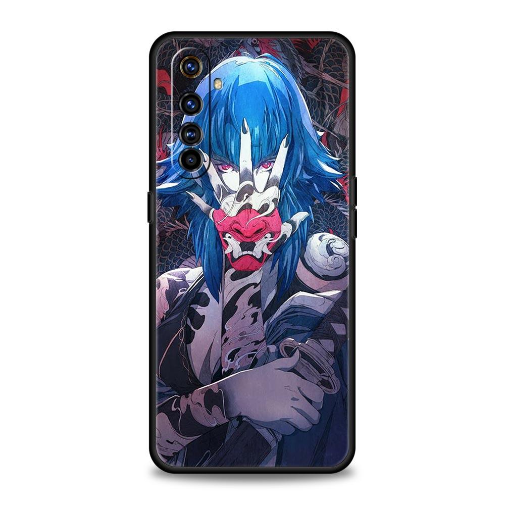 For Realme 10 9 8 5G 7 6 GT2 Pro Plus 9i 8i C21 C11 C25 C35 Japanese Style Anime Girl Phone Case For Realme GT Neo 2 3 3T Cover