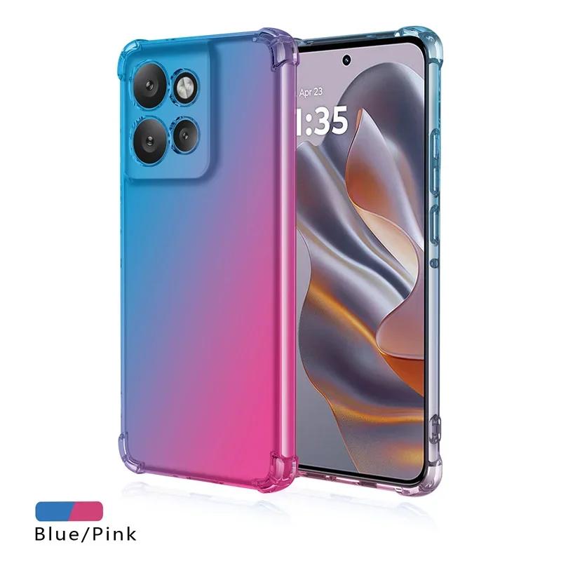 Shockproof Gradient TPU Case for Motorola Edge 50 Neo Protective Cover For Moto Edge 50 Pro Fusion Ultra Funda Coque Capa
