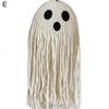 Halloween Ghost Wall Hanging Decoration Boho Handwoven Cotton Rope Ghost