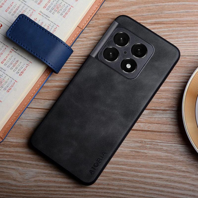 Hülle für OnePlus 10 Pro 10T Coque, seidiges Gefühl, Fingerabdruck-sichere, robuste Lederhülle für OnePlus 10t Hülle Funda