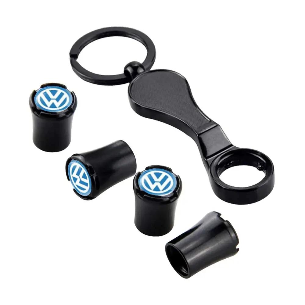 VW GTI GOLF 2026 Hot For VW VOLKSWAGEN Car Tire Valve Caps Wheel Covers with Wrench for Volkswagen Santana GTI Lavida Jetta Mago