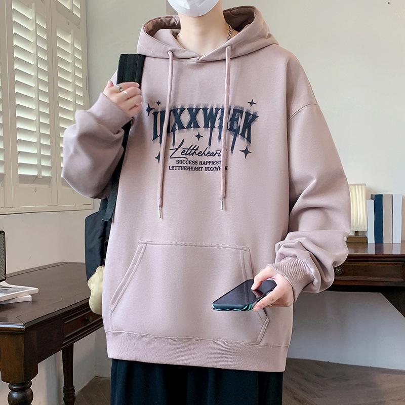 New Autumn Sweatshirt for Boys Loose Hooded Versatile Fashion Top Junior High School Students Big Children's Jacket