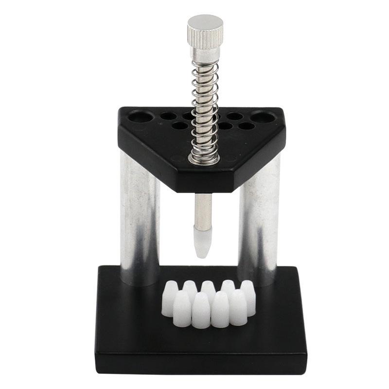 Red Metal Watch Needle Setting Press: Cap & Punch Repair Tool