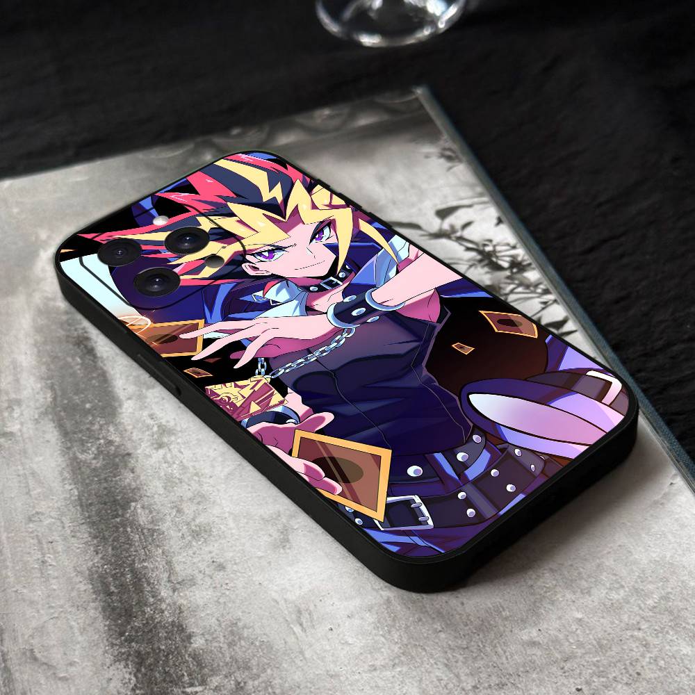 Anime Yu-Gi-Oh Yami Yugi Phone Case Black Silicone Soft Shell For IPhone 17 16 15 14 13 12 11 Air Pro Max Plus Hot Sale