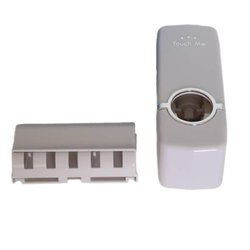 

Автоматический дозатор зубной пасты и держатель для зубных щеток, пластиковый органайзер для ванной комнаты белый