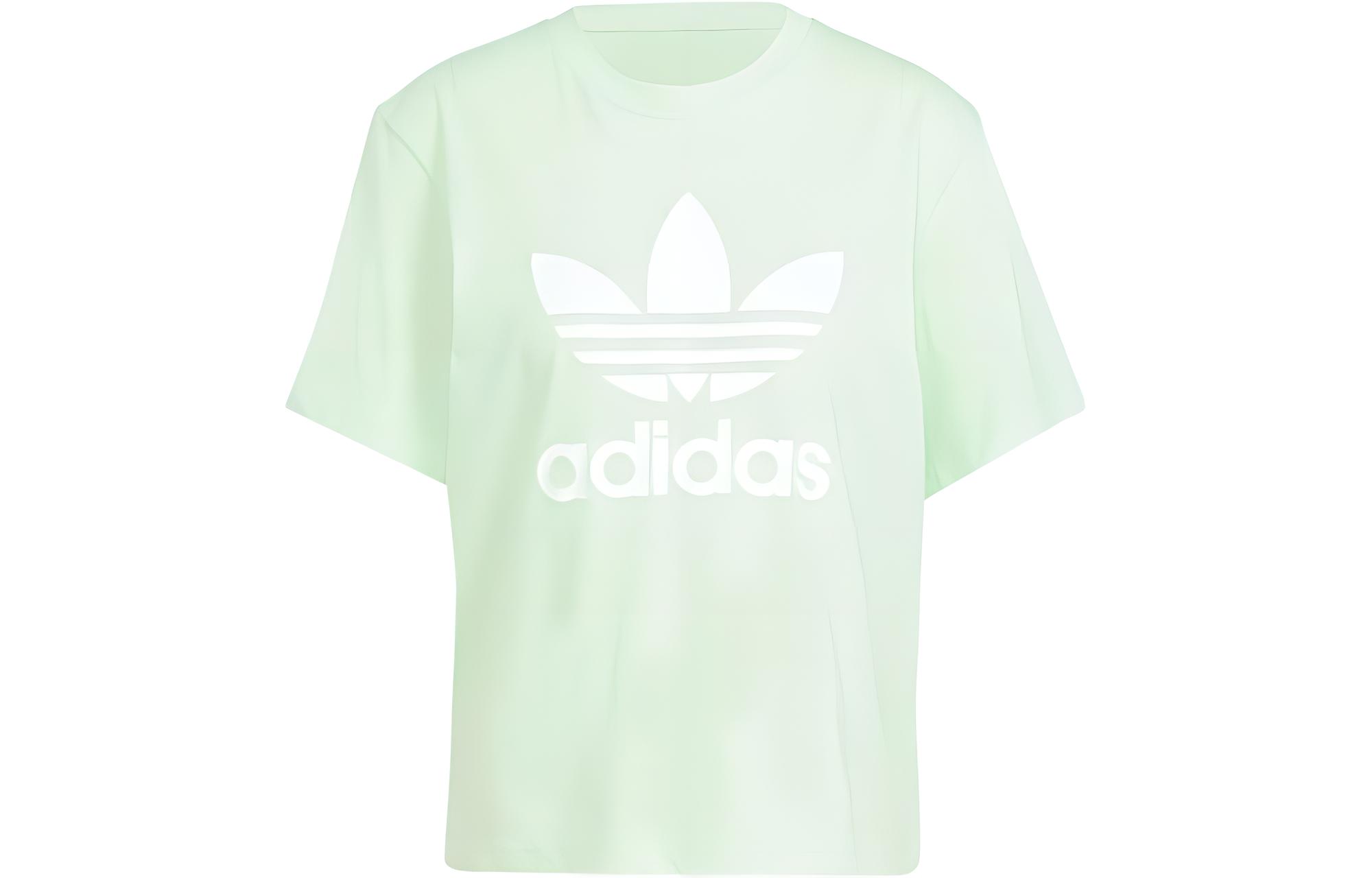 

Adidas Originals Drop Shoulder Sleeve T Shirt Women s Light Green IN8436 XL