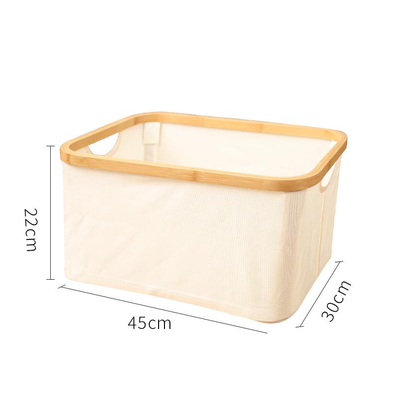 

Складная бамбуковая корзина для белья с крышкой и внутренним мешком для спальни или ванной комнаты