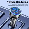 6-in-1 Car Charger with Digital Display, 150W Super Power Multiple Protection Car Adapter with PD and QC3.0 Fast Charging Technology