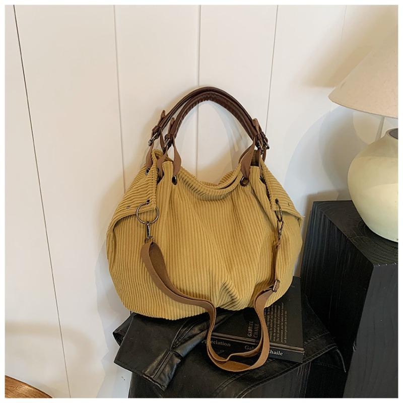 

Retro Lazy Wind Casual Big Bag Women s Versatile Class Commuter Large Capacity Multifunctional Shoulder Crossbody Bag жёлтый