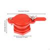 Honey Gate Spigot Hinged with Threaded Barrel for Beekeepers White