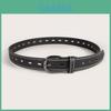 Girls Leatherlike Belt With Alloy Buckle For Daily Use And Office Attire