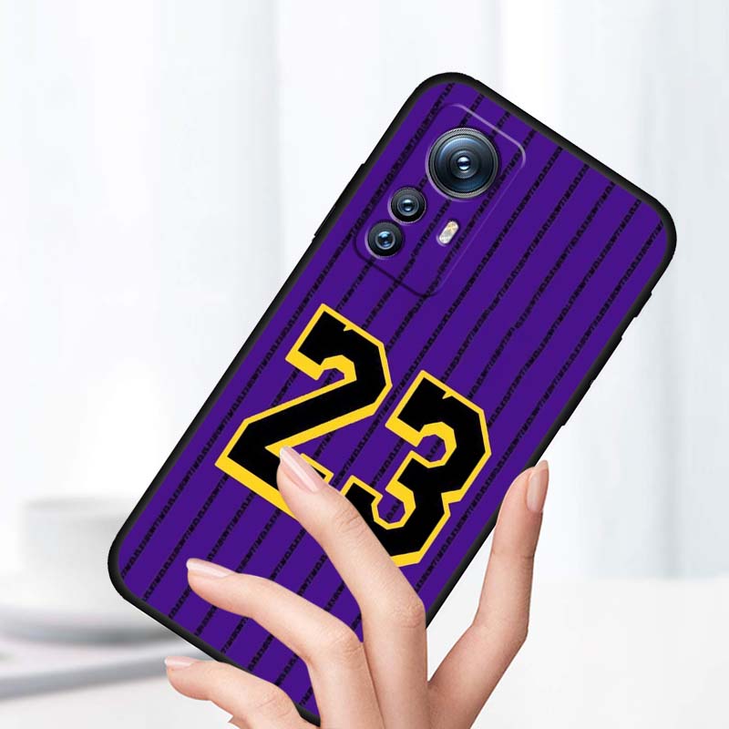 Fashion jersey number For Xiaomi Mi 15 14 13 13T 12 12T 12S 11 11i 11T Pro Ultra Lite 5G Black Soft Phone Case