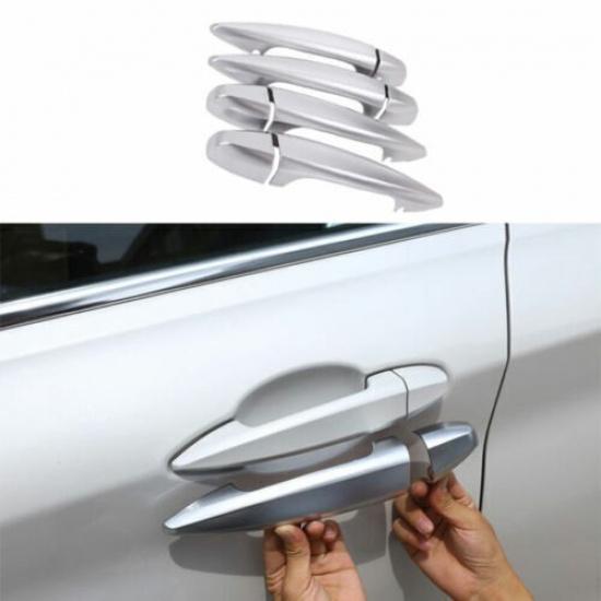 Fit For BMW X1 F48 2016 2017~ ABS Chrome Car Door Handles Cover Trim Decor