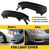 2x Light Fog For 2003-2004 Cover Corolla Toyota Left Right & Plastic 5212702070
