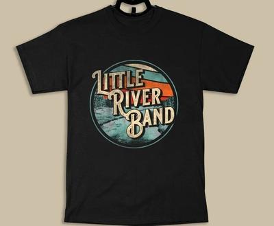 Vintage Stijl Little River Band Zwart Concert Tour Unisex T-shirt Unisex T-shirt