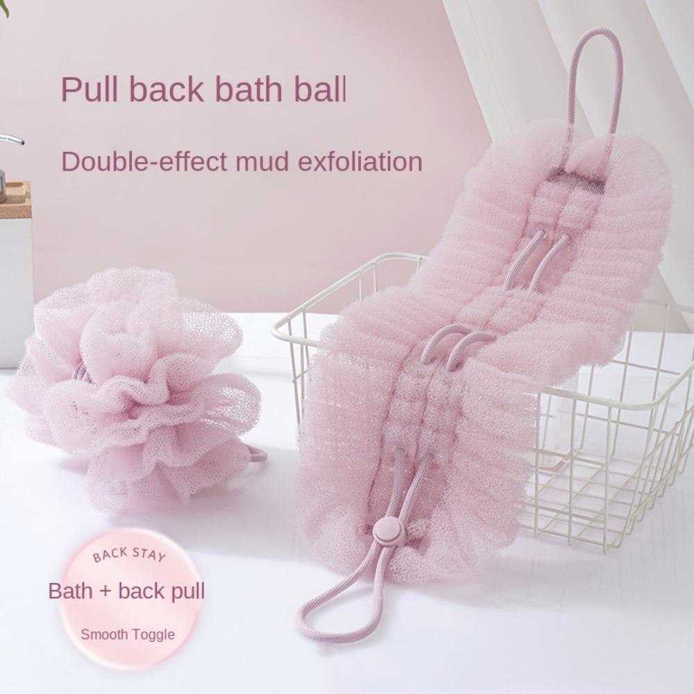 Two-in-one Bath Ball Durable Bath Towels New Scrubbing Towel