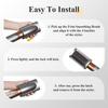 Nuevo cepillo alisador firme compatible con los accesorios Dyson Airwrap, para cabello encrespado y para lograr un estilo liso y suave, número de pieza 971892-08.