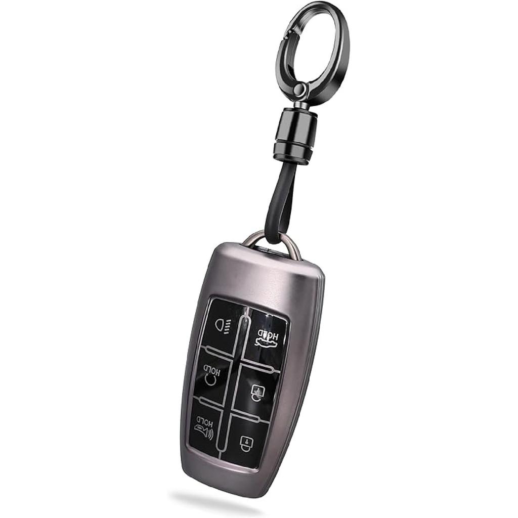 Schlüsselanhänger-Abdeckung für Lexus, Schlüsselanhänger-Hülle kompatibel mit 2024 Lexus UX200 UX250h LS500 LS500H LC500 LC500h ES300h F-Sport ES350 GX 460 Premium Soft TPU