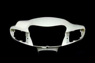 Bike Parts Center Let's II Handlebar Cover, White, with Light Cowl, Exterior Painted, for Suzuki Let's II CA1PA, 312702