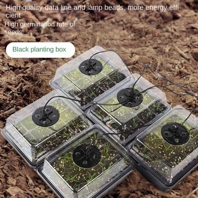 Tavă de pornire semințe cu 6/12 celule Mini Seră Cutie de Cultivare Plantare Kit Nou de Pornire Plante Grădină