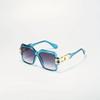 Women Sunglasses Large-Sized Square Fashion Glasses Retro Style Suitable For Outdoor Gatherings And Photography Props