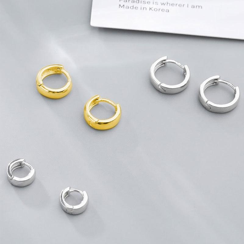 Women's Earbuds New Style Korean Style Earbuds Earrings Circle Round Ring