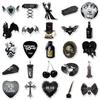 10/30/50pcs Dark Gothic Aesthetic Art Stickers Cool Cartoon Graffiti Decals Waterproof DIY Suitcase Phone Laptop Sticker Packing