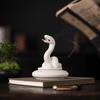 Creative Snake Decorative Ornaments, Zodiac Snake Ceramic Incense Burner, Household Indoor Incense Stick, Incense Insert, Agarwo