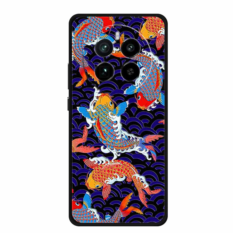 3D Emboss Case For Realme 12 4G Phone Case Realme12 Black Silicone Soft Coque For Realme 13 5G 12 Pro Plus Back Cover Case Funda