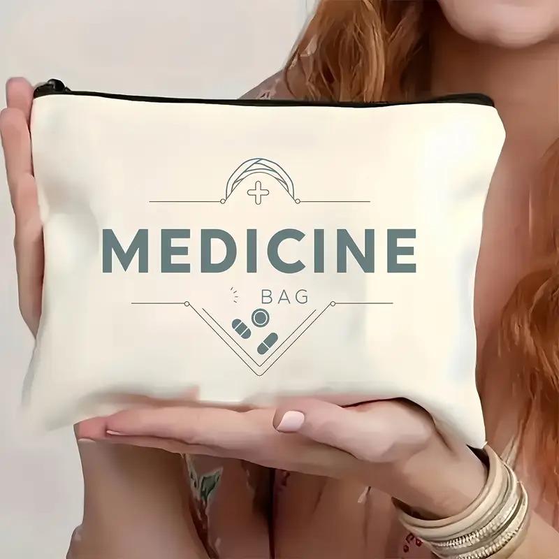 Portable Medicine Bag Cute First Aid Kit Medical Emergency Kits Organizer Outdoor Household Medicine Pill Storage Bag Travel