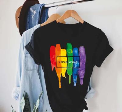 Love Wins Regenbogen Pride Shirt, Pride Month Geschenk, LGBTQ Gleichheits Outfit