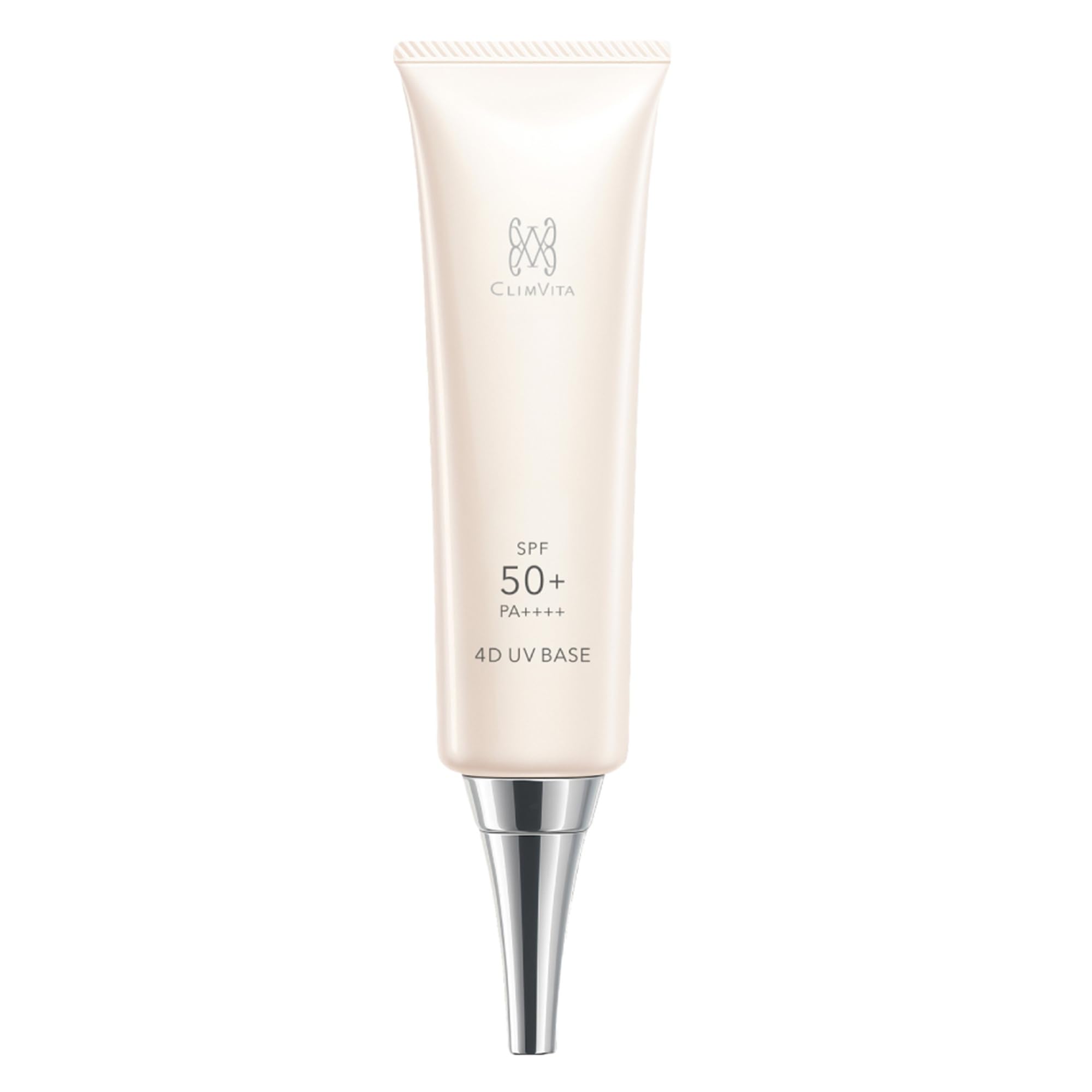 

CLIMVITA 4D UV BASE Sunscreen [SPF50+ PA++++] Skincare Makeup Base with Serum Ingredients, Shine Control, Silica, Pore Coverage, 4D Hyaluronic Acid,
