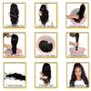 Wig Women New European American Wigs Gradient Green Curly Hair Chemical Fiber Headgear