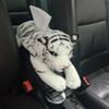 Realistic Tigering Tissue Box Cover PP Cotton Materials Storage Holder for Bathroom Home Car Office Decoration